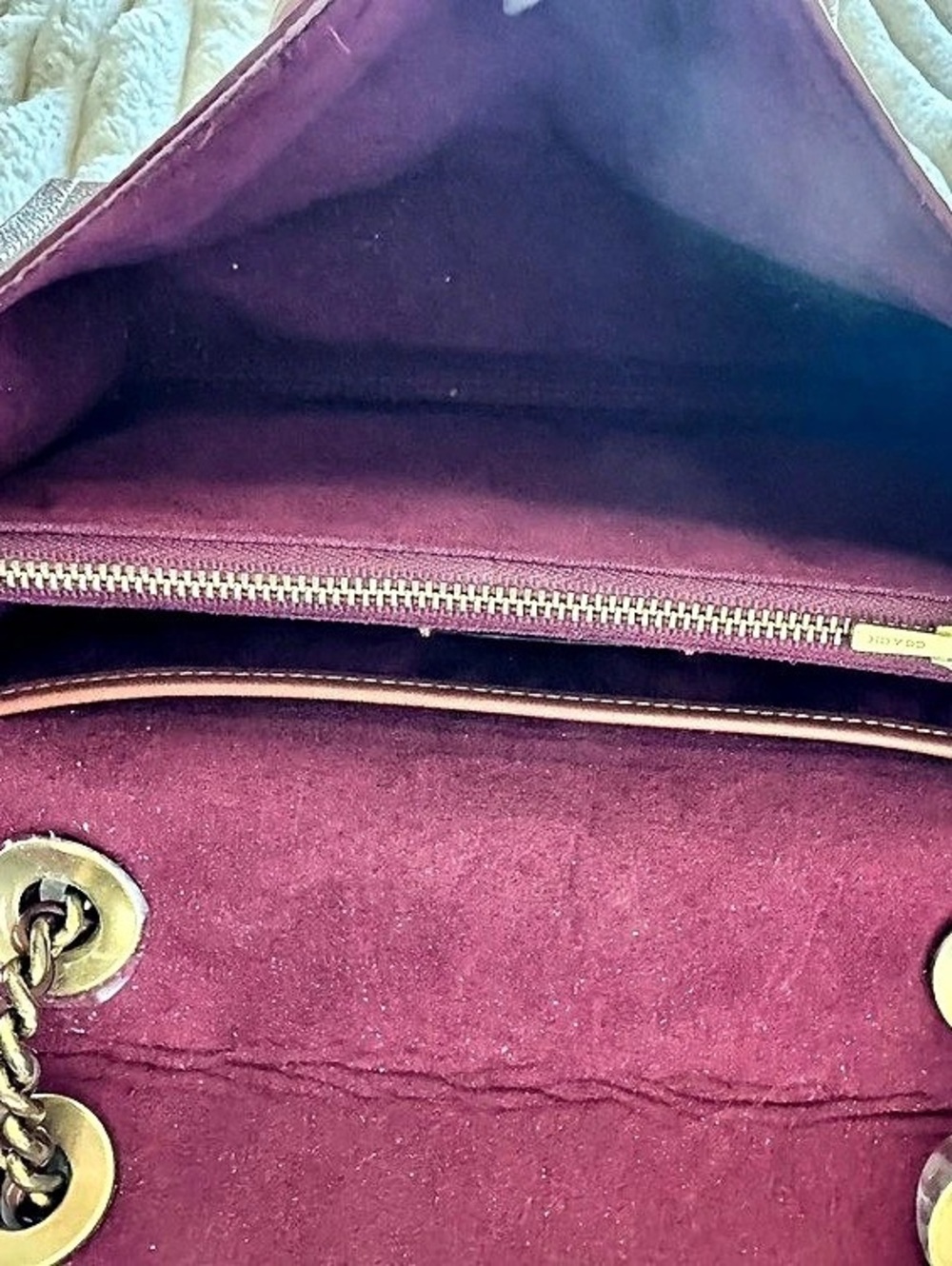Coach Parker Shoulder Bag in Signature Canvas with Tea Rose Turnlock Signature - Picture 14 of 14